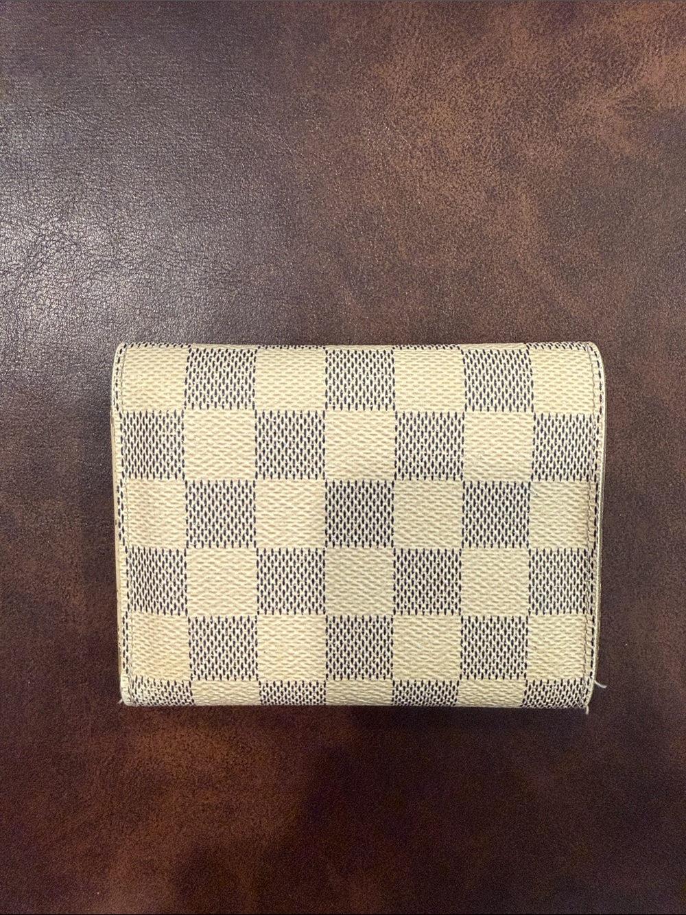 Louis Vuitton Damier Azur Envelope Wallet with Pink Snap - Picture 2 of 6